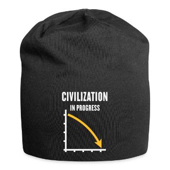 Civilization In Progress (Zivilisation POS Gold2C) - Jersey-Beanie - Schwarz - Vorne