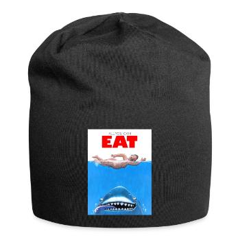 All you can eat - Jersey-Beanie - Schwarz - Vorne