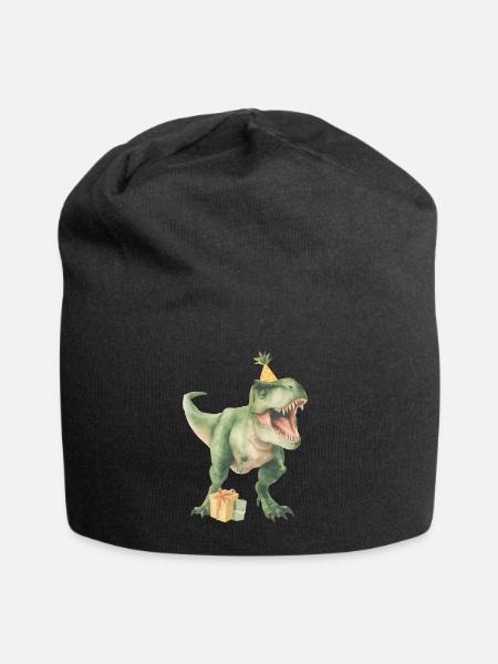 Birthdaysaurus - Jersey-Beanie - Schwarz