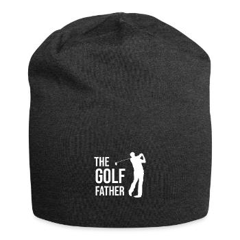 Père Golf golf golf sport design cadeau - Bonnet en jersey - charbon - Devant