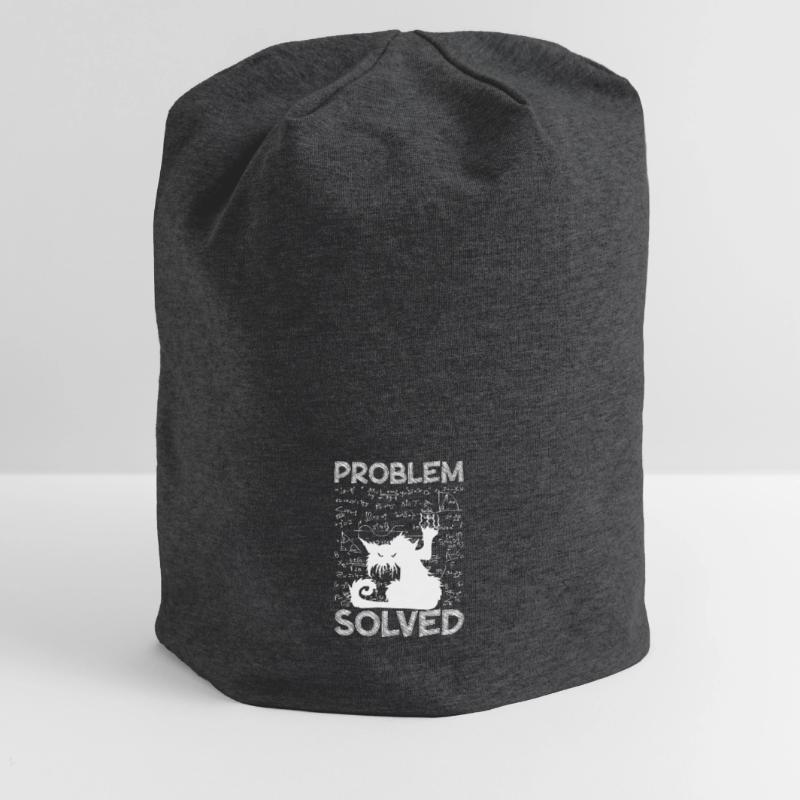 Problem Solved Math Student Homework Math Jersey Beanie
