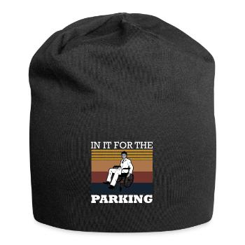 Handicap In It pour les personnes handicapées de stationnement - Bonnet en jersey - noir - Devant