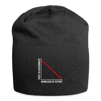 Confiance républicaine dans la connaissance du gouvernement - Bonnet en jersey - noir - Devant