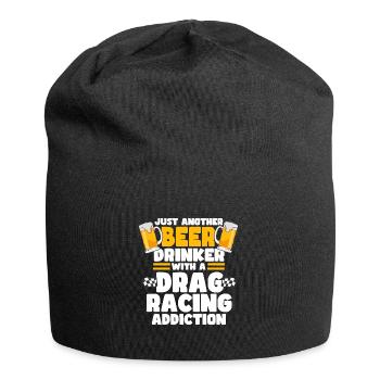 Nur ein weiterer Biertrinker mit einer Sucht nach - Jersey-Beanie - Schwarz - Vorne