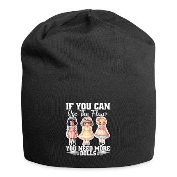 Doll Collecting Supplies Plangonologist Doll Owner - Jersey Beanie - black - Front