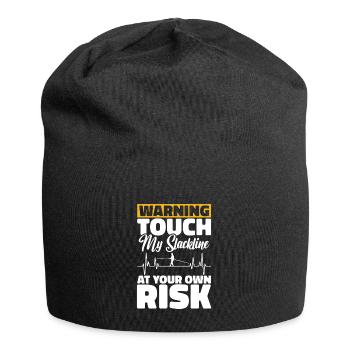 Indoor Slacklining Accessories Slackliner Swing - Jersey Beanie - black - Front