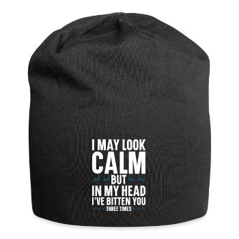 Cayuga Duck Owner Animal en peluche enclos nourriture - Bonnet en jersey - noir - Devant