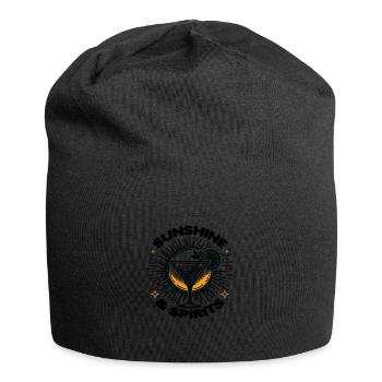 Sunshine & Spirits - Relaxing Day Drinking Vibes - Jersey Beanie - black - Front