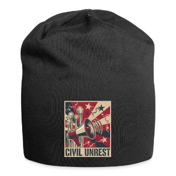 Civil Unrest Resist Propaganda Poster - Jersey-Beanie - Schwarz - Vorne