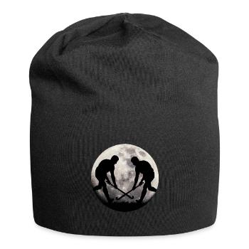 Hockey Field Hockey Hockey Player Hockey Party - Jersey Beanie - black - Front