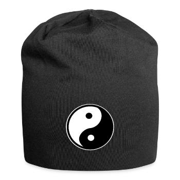 Ying Yang - Bonnet en jersey - noir - Devant