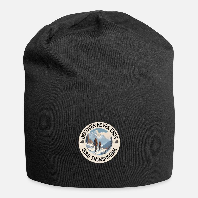 Gone Snowshoeing - Jersey Beanie - black