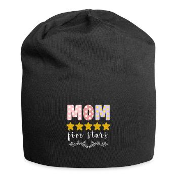 5 star mom - Jersey Beanie - black - Front