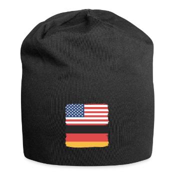 Deutschland - Jersey-Beanie - Schwarz - Vorne