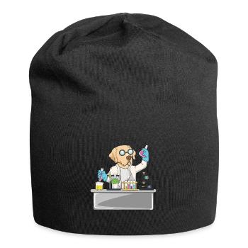 Hund Chemie Labor | Chemiker - Jersey-Beanie - Schwarz - Vorne
