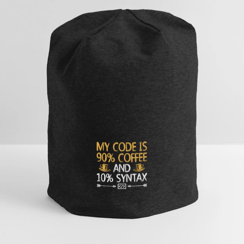 Coffee Coding Programmer Coder Developer Nerd Coff Jersey Beanie