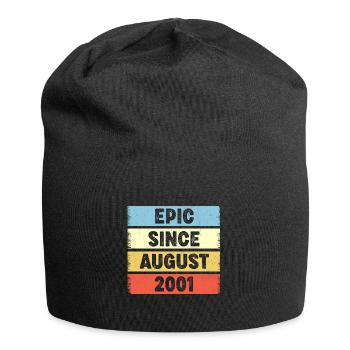 21 Years Old Epic Since August 2001 21st Birthday - Jersey Beanie - black - Front