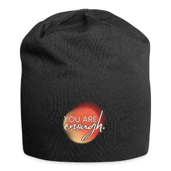 You're Enough - Jersey Beanie - black - Front