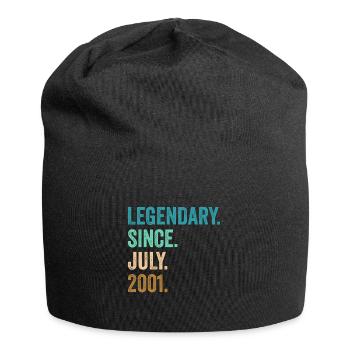 21 Years Old Legendary Since July 2001 21st - Jersey Beanie - black - Front