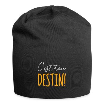 C'est ton destin ! - Bonnet en jersey - noir - Devant