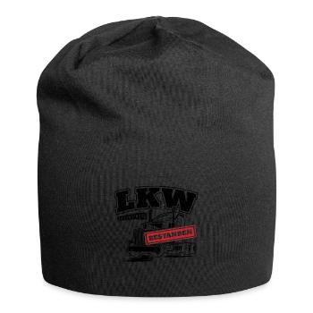 Lkw Führerschein Bestanden Trucker Brummi - Jersey-Beanie - Schwarz - Vorne