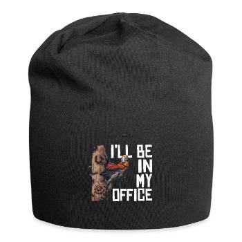 Motorsäge I'll Be In My Office Holzfäller - Jersey-Beanie - Schwarz - Vorne