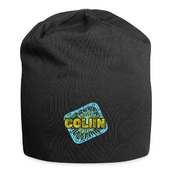 Cadeau pour Collin - Bonnet en jersey - noir - Devant