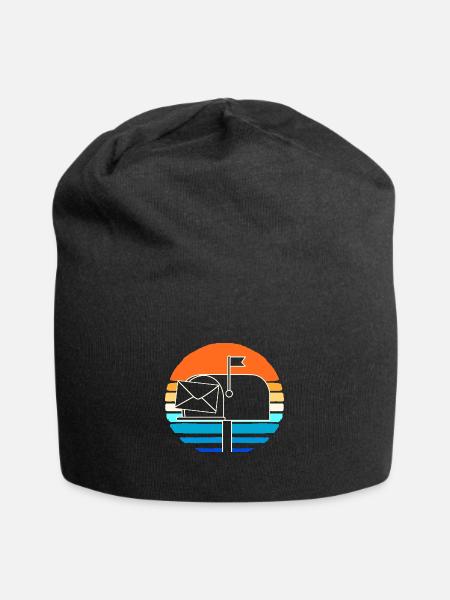 Post Poststempel - Jersey-Beanie - Schwarz