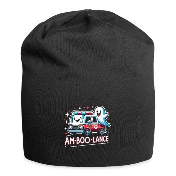 Am-Boo-Lance Ambulancier ambulancier ambulanciers ambulanciers EMS Hallo - Bonnet en jersey - noir - Devant