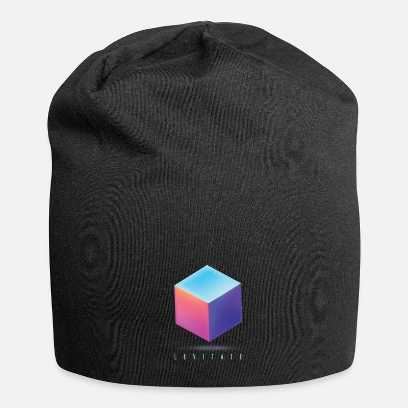 Levitate Dice - Jersey Beanie - black