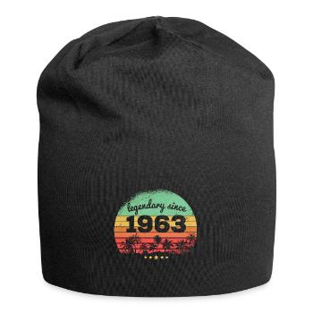 Legendary Since 1963 60. Geburtstag - Jersey-Beanie - Schwarz - Vorne