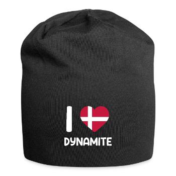 Dynamite danoise Danemark cadeau de Dane - Bonnet en jersey - noir - Devant