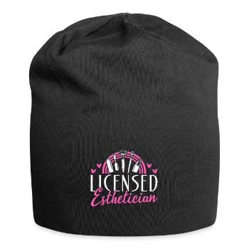 Beautician Licensed Esthetician - Jersey-Beanie - Schwarz - Vorne