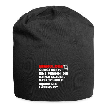 Schorle Pfälzer Pälzer Geschenk - Jersey-Beanie - Schwarz - Vorne
