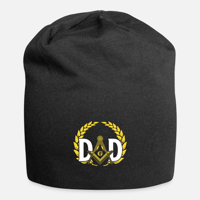Masonic Freemasonry Fraternal - Jersey-Beanie - Schwarz