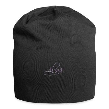 Alina - Jersey-Beanie - Schwarz - Vorne