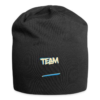 Équipe mariée sport mariage couple couple marié - Bonnet en jersey - noir - Devant