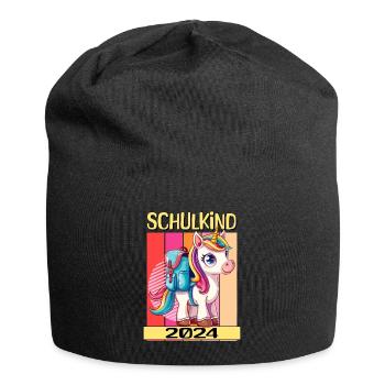 School Child 2024 Unicorn School School Student - Jersey Beanie - black - Front