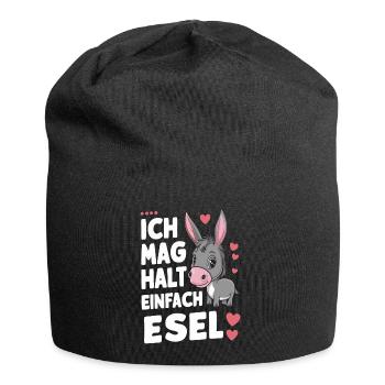 Donkey Donkey Mule Muli - Jersey Beanie - black - Front