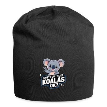 Koala Koala Koala Ours Koala Animal - Bonnet en jersey - noir - Devant