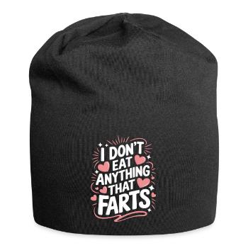 Végétarien Végétalien Végétarien Végétarien - Bonnet en jersey - noir - Devant