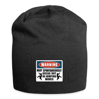 Parkour Freerunning Traceur - Jersey-Beanie - Schwarz - Vorne