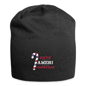 Have Ameri Christmas - Jersey-Beanie - Schwarz - Vorne