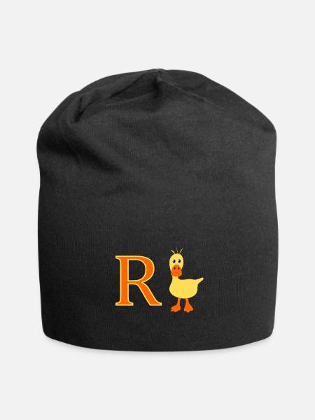 Rente Ente - Jersey-Beanie - Schwarz