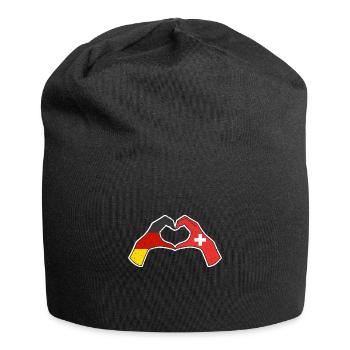 Suisse Allemagne Suisse - Bonnet en jersey - noir - Devant