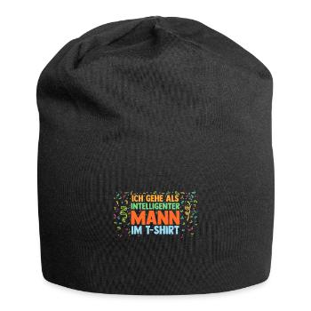 Costume de carnaval Carnaval - Bonnet en jersey - noir - Devant