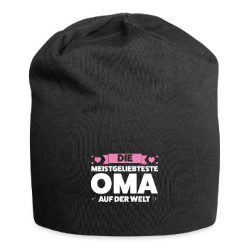 Oma Großmutter Großmütter Geschenk - Jersey-Beanie - Schwarz - Vorne