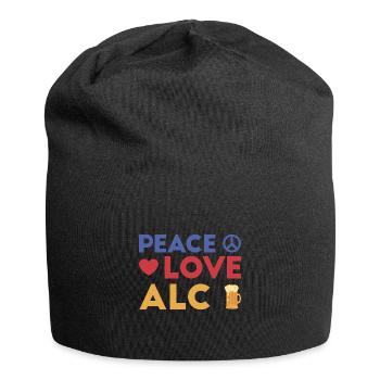 Alcohol Beer drinking beer lovers - Jersey Beanie - black - Front