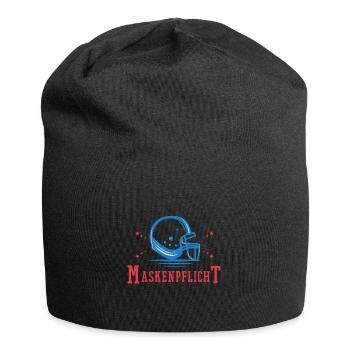 Maskenpflicht American Football - Jersey-Beanie - Schwarz - Vorne