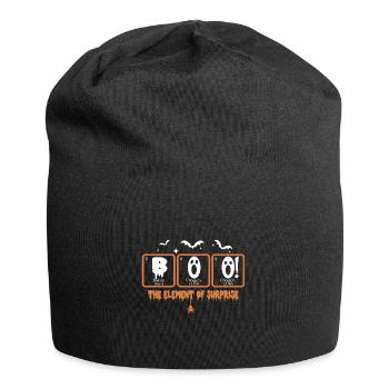 Boo Element of Horror Halloween - Jersey Beanie - black - Front